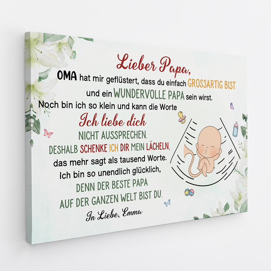 4226CGE2 liebe mama personalisierte leinwand fur frischgebackene mama 4226C8N8A