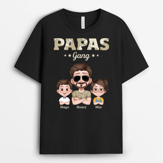 4231AGE1 papas gang weltkarte cooles t shirt papa personalisiert_ cartoon 4231A3T0B