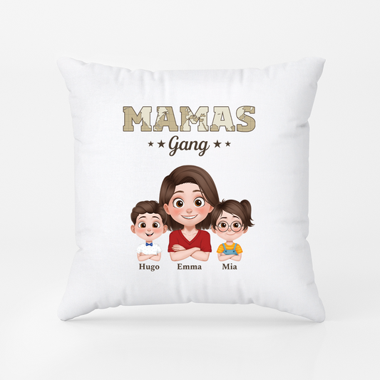 4231PGE2 papas gang armeemuster personalisierte kissen mit namen_ papa 4231P