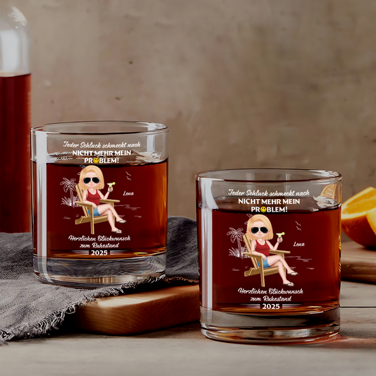 4239IGE1 nicht mehr mein problem lustiges whiskyglas rente fur frauen personalisiert 4239I5H0A