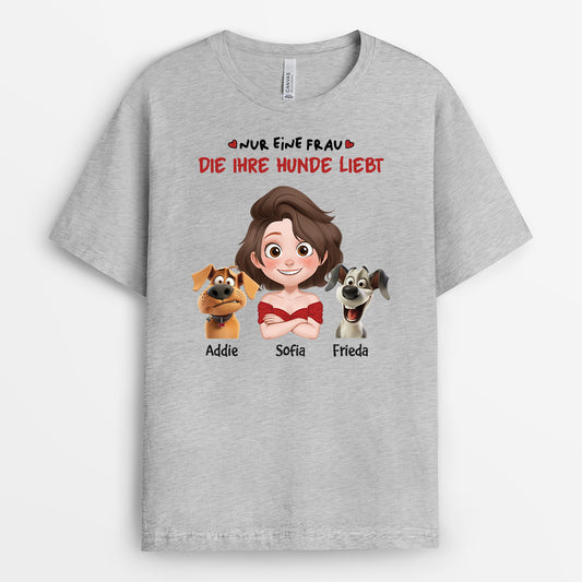4255AGE2 einfach ein junge der seine hunde liebt personalisierte hunde t shirts 4255A8K0C