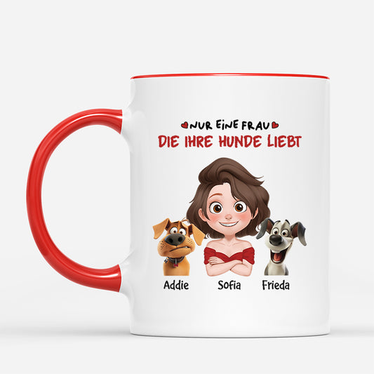 4255MGE2 einfach ein junge der seine hunde liebt personalisierte tassen hund_ 4255M8K0C