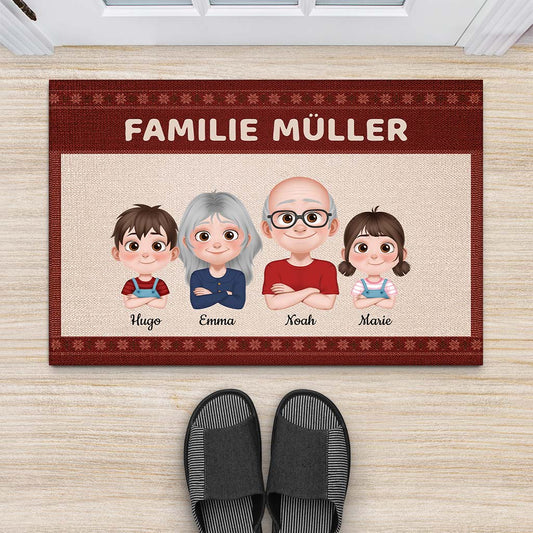 4267DGE2 die familie cartoon fussmatte familie personalisiert_ 4267DTQ0A_ddaa380b b636 464c a0b4 7c2579450e39