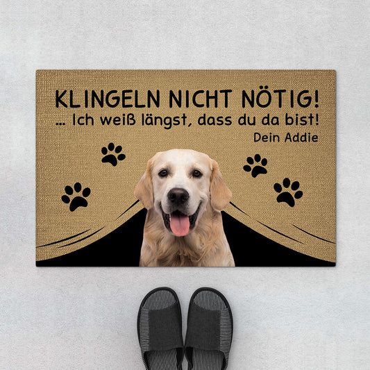 4291DGE1 klingeln nicht notig fussmatte hunde personalisiert_ bg entfernen lustig 4291D8Q3C
