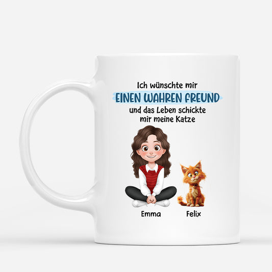 4329MGE1 ein wahrer freund katzen tasse personalisiert_ 4329M6K0D