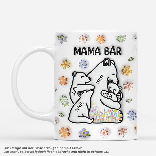 4339MGE1 3d druck effekt mama bar personalisierte tasse mama 4339M3V3A