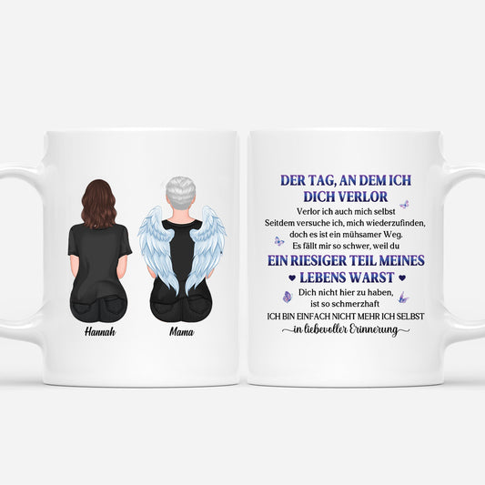 4372GE1 der tag an dem ich dich verlor personalisierte tasse zur erinnerung 4372