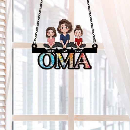 4374UGE2 mama und kinder cartoon sonnenfanger personalisiert fur mamas 4374U6M0A