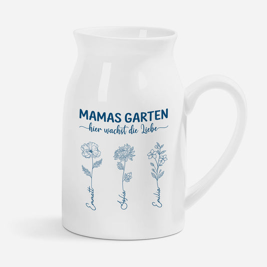 4380OGE1 mamas garten hier wachst liebe keramik vase personalisiert mama oma_ lineart 4380o8v8a_2