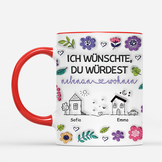 4395MGE2 3d druck effekt ich wunschte du warst naher version 6 beste freunde tasse personalisiert_ 4395M5M5F