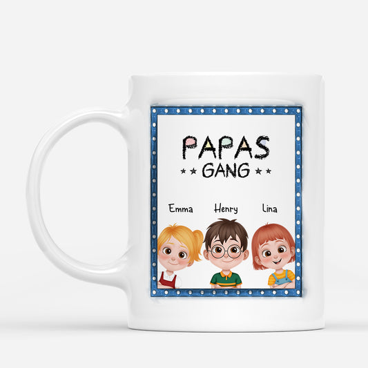 4403MGE1 papas gang bilderrahmen cartoon personalisierte tasse papa 4403M3T0B