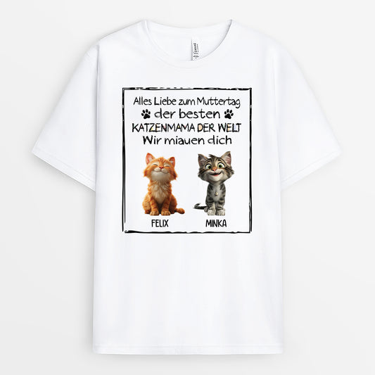 4419AGE1 frohen muttertag katzenmama personalisierte katze t shirts 4419AKMTD_03855319 cd2c 4664 a568 2d9545b5ec22