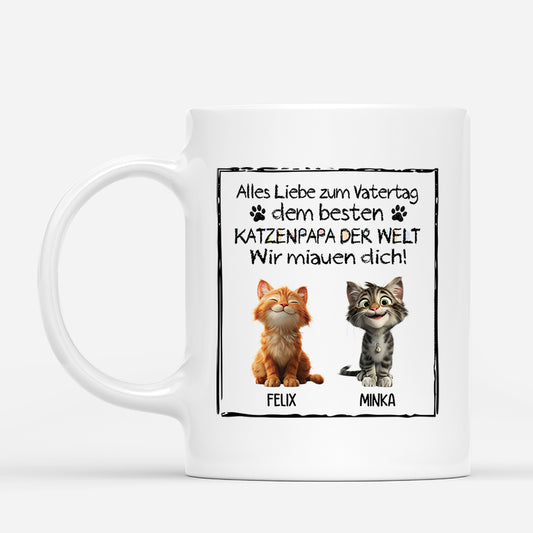 4419MGE1 frohen vatertag katzenpapa katzen tasse personalisiert_ 4419M