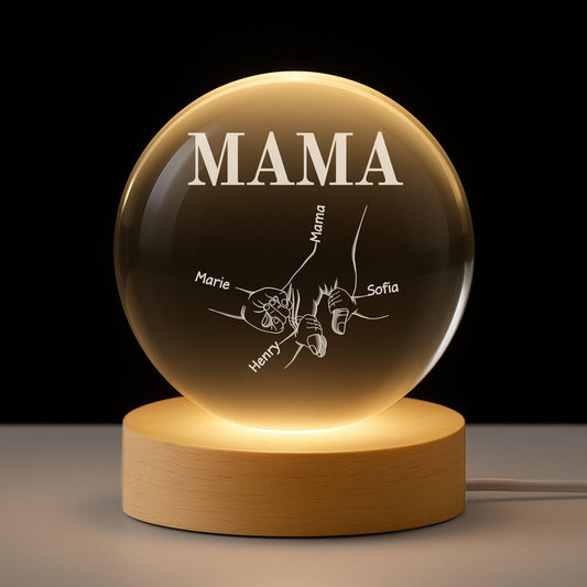 4423LGE1 die beste mama kristallkugel personalisiert_ mama oma 4423L6v5A