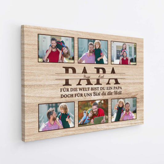 4457CGE2 fur die welt bist du eine person personalisierte leinwand mit foto 4457CKT5A_4ed50a0b 80a3 4f32 9dfc 7cca6ef30c0f