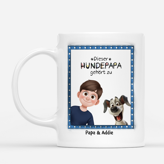 4470MGE1 dieser hundepapa gehort zu cartoon hunde tasse personalisiert_ 4470M8N5C