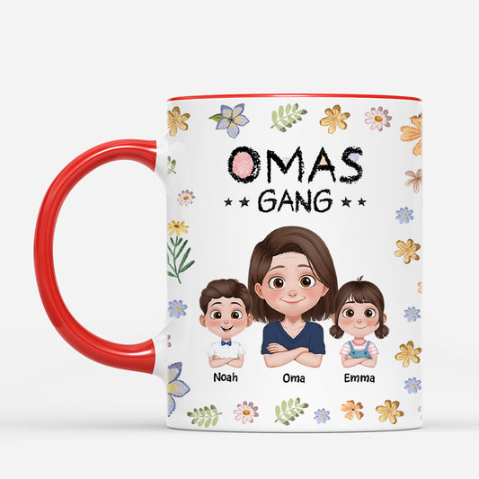4500MGE2 mamas gang cartoon blumen personalisierte tasse mama 4500MKQ5A_a984a84f 9244 4ba3 a6af 93749e701730
