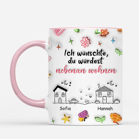 4504MGE2 3d druck effekt ich wunschte du warst naher funkeln beste freunde tasse personalisiert_ 4504MKK5F
