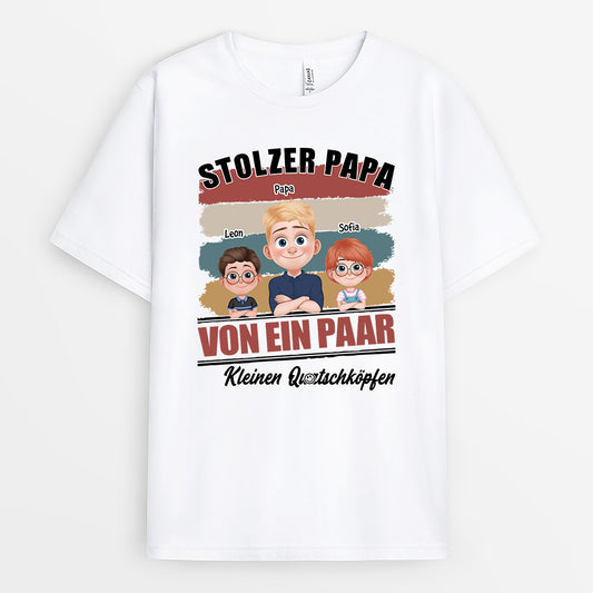 4507AGE1 stolzer papa einiger kleiner chaoten lustiges t shirt papa personalisiert_ 4507AK4MB_6dfd961d 1892 4cc5 93f0 4913ec6f7b4c