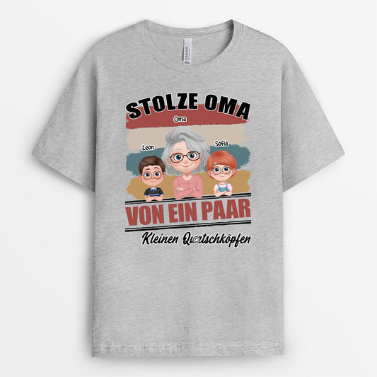 4507AGE2 stolze mama einiger kleiner chaoten lustiges mama t shirt personalisiert 4507AK4MA