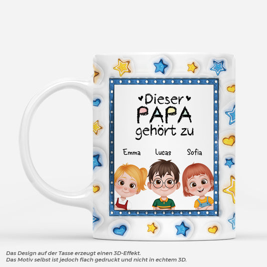 4512MGE1 dieser papa gehort zu sterne personalisierte tasse papa 4512M6T0A