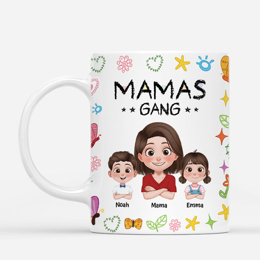 4531MGE1 mamas gang kinder cartoon mama tasse personalisiert_ 4531MKQ0A
