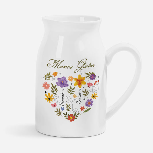4541OGE1 mamas garten personalisiertes geschenk keramik vase oma mama 4541oslta