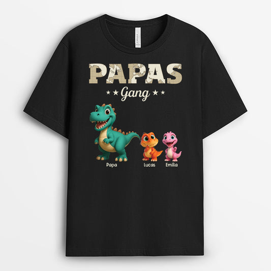 4560AGE1 papas gang dinosaurier t shirt papa personalisiert_ 4560A3T5B