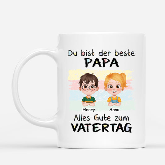 4586MGE1 du bist der beste papa personalisierte tasse papa_ vatertag 4586M5T0B