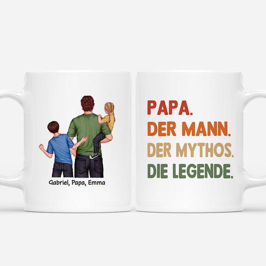 4608MGE1 papa der mann der mythos die legende personalisierte tasse papa 4608MKL5B