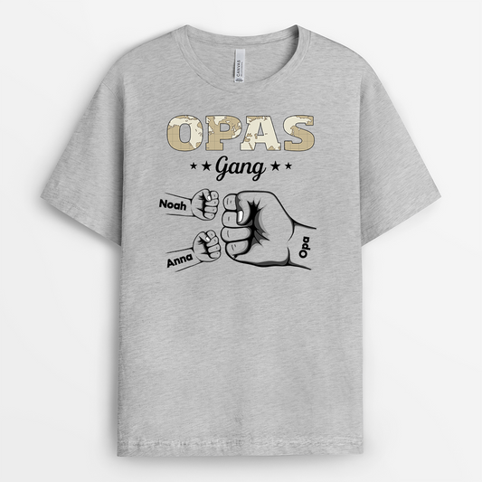 4640AGE2 weltkarte opas papas gang personalisierte t shirts manner 4640A8H8B