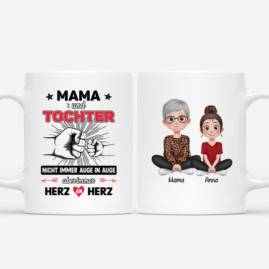 4657MGE1 mama und kinder teilen ihre liebe personalisierte tasse mama 4657M6YMA