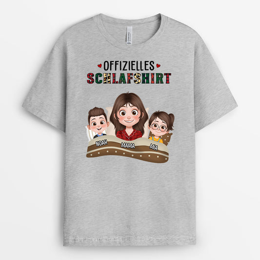 4671AGE2 offizielles schlafshirt mama und kinder mama t shirt personalisiert 4671A3Q0A
