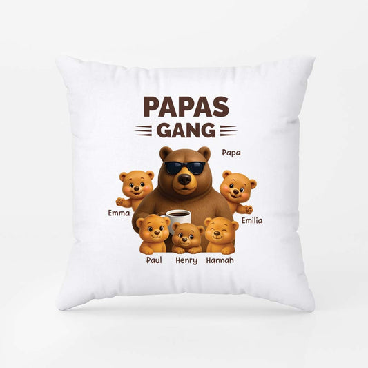 4675PGE1 papas gang comic baren papa kissen personalisiert 4675P3T5B