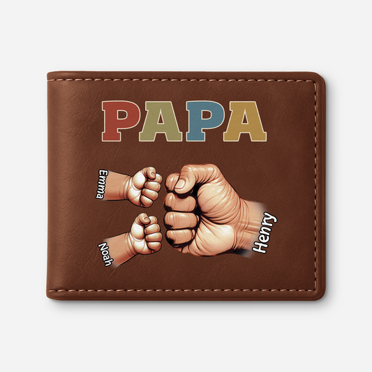 4678JGE1 papa im vintage geldborse herren personalisiert_ 4678JKH5B
