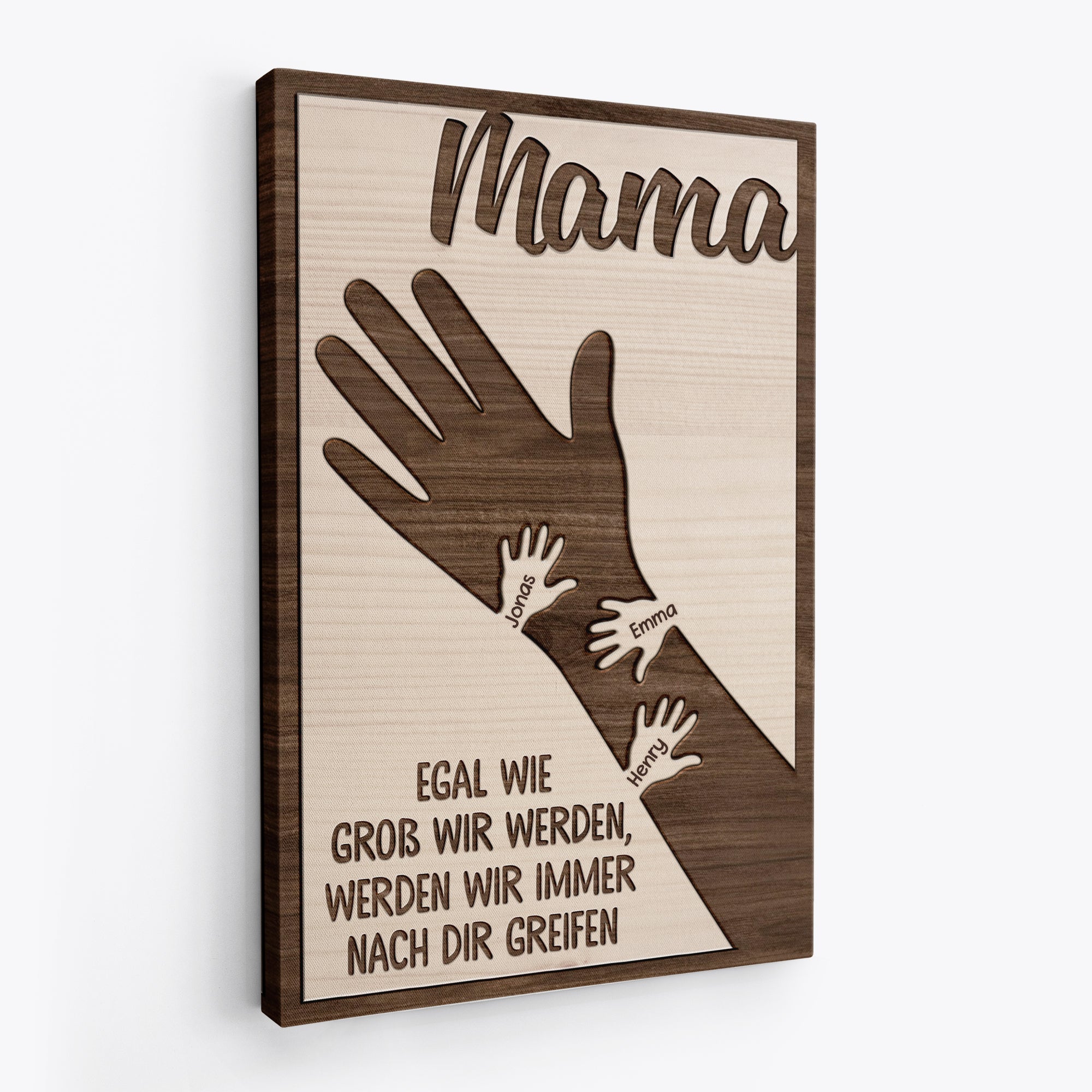 4681CGE2 egal wie gross ich werde personalisierte leinwand papa 4681CT4NB