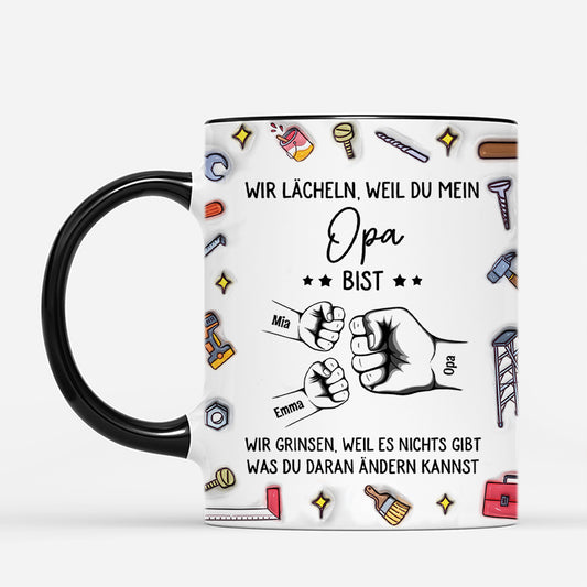 4729MGE2 3d druck effekt ich lachle weil du mein papa bist personalisierte tasse papa 4729MKM5B