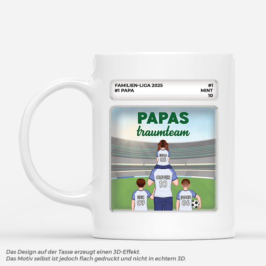 4841MGE1 3d druck effekt familien liga papas dreamteam fussball personalisierte tasse papa_ 4841M5T8B