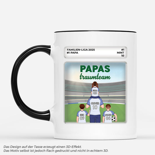 4841MGE2 3d druck effekt familien liga papas dreamteam fussball personalisierte tasse papa_ 4841M5T8B