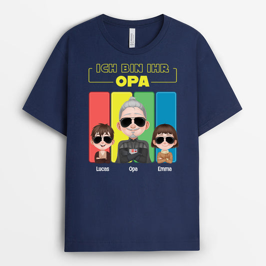 4845AGE2 ich bin ihr papa opa helden t shirt papa opa personalisiert 4845AKH0B