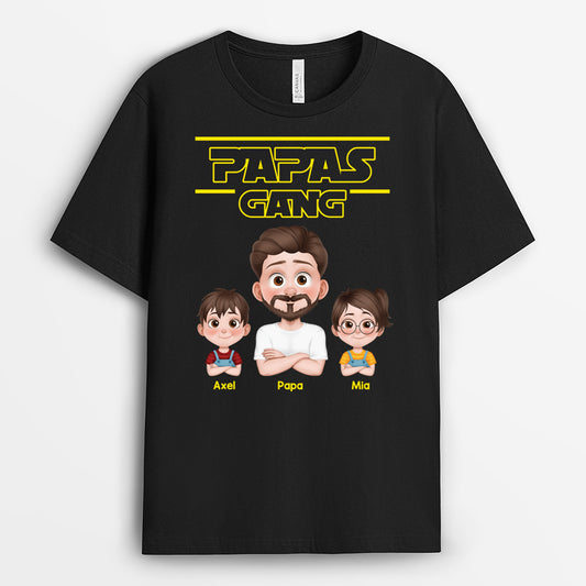 4852AGE1 papas gang star wars font t shirt papa personalisiert_ 4852A3YAB