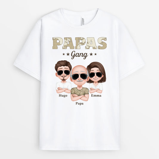 4853AGE1 papas gang erwachsene kinder weltkarte armeemuster personalisierte tasse papa_ 4853A5M0B