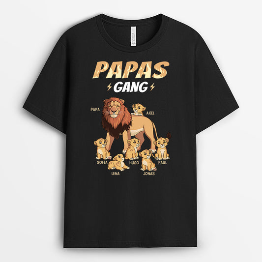 4858AGE1 papas gang lowe feuermuster t shirt papa personalisiert_ 4858AKL8B
