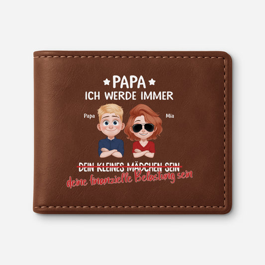 4902JGE1 ich werde immer erwachsene kinder geldborse herren personalisiert papa_ 4902JTQ0B