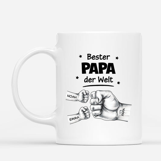4903MGE2 bester papa der welt personalisierte tasse papa basic 4903M5T7B
