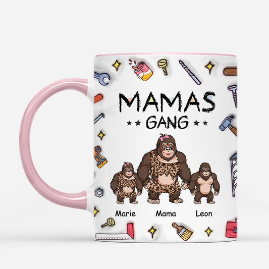 4915MGE2 3d druck effekt papas gang gorillas werkzeug personalisierte tasse papa 4915M3Q7B