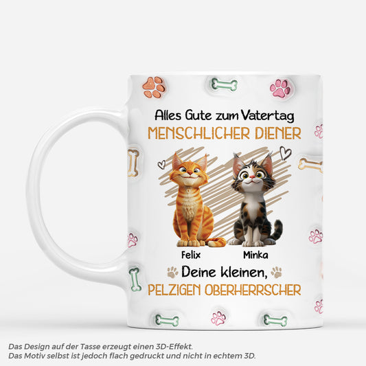 4918MGE1 3d druck effekt kleine pelzige oberherrscher katzen tasse personalisiert_ muttertag vatertag 4918MKQ0D