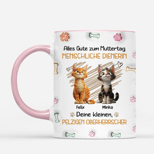 4918MGE2 3d druck effekt kleine pelzige oberherrscher katzen tasse personalisiert_ muttertag vatertag 4918MKQ0D