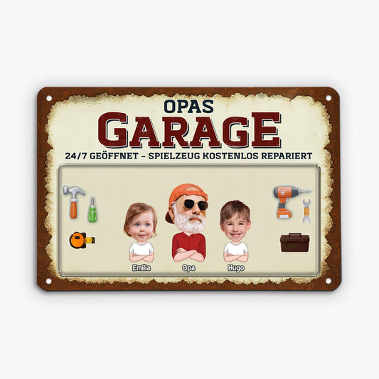 4938EGE2 papas garage chibi lustiges turschild personalisiert_ papa 4938E5Y0B