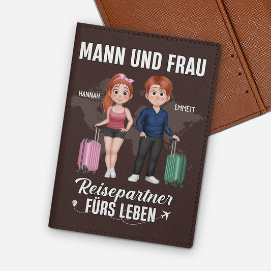 4955OGE1 mann frau reisepartner furs leben reisepasshulle personalisiert paar 4955O6MMA